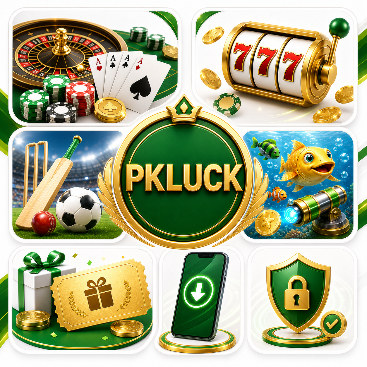 PKLUCK বিভাগসমূহ